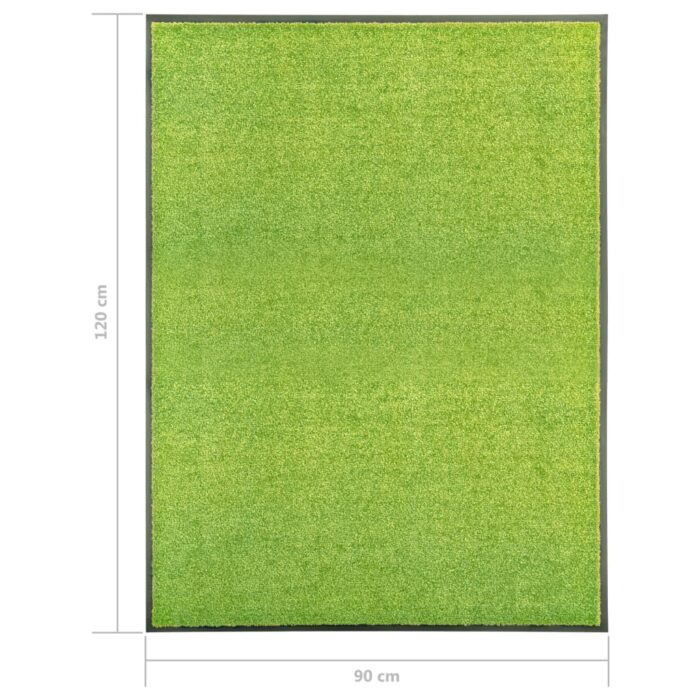 Paillasson lavable Vert 90x120 cm – Image 5