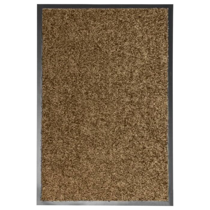 Paillasson lavable Marron 40x60 cm – Image 1
