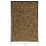 Paillasson lavable Marron 40x60 cm – Image 5