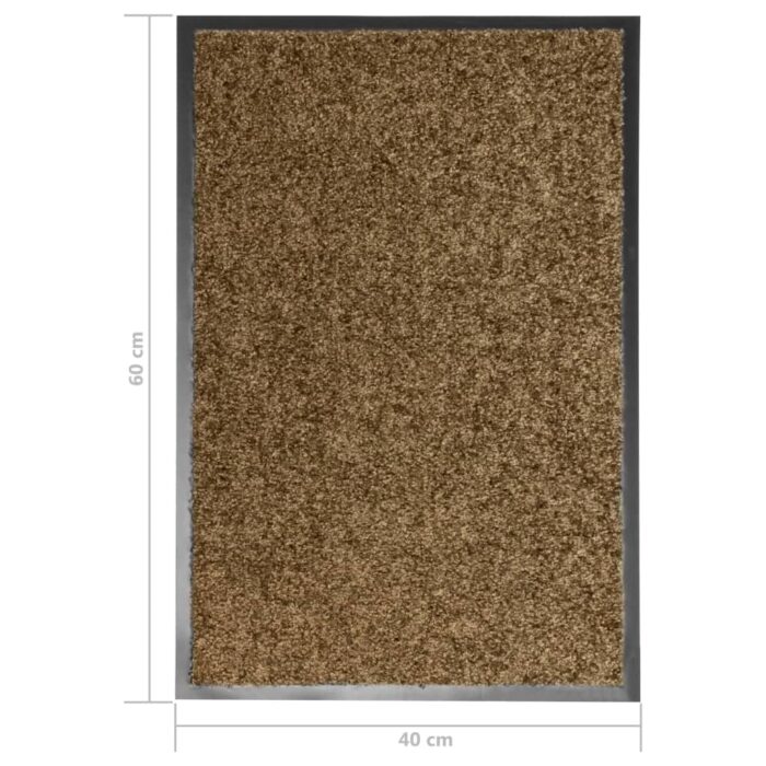 Paillasson lavable Marron 40x60 cm – Image 5