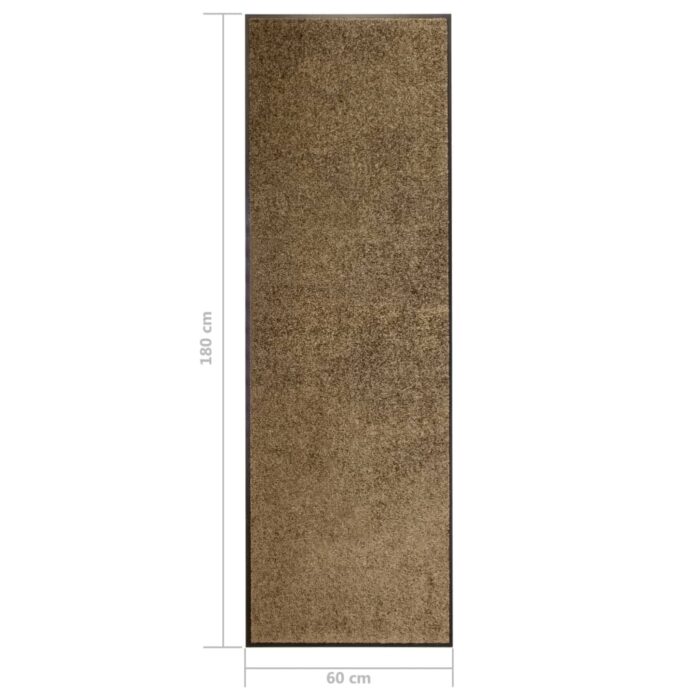 Paillasson lavable Marron 60x180 cm – Image 5