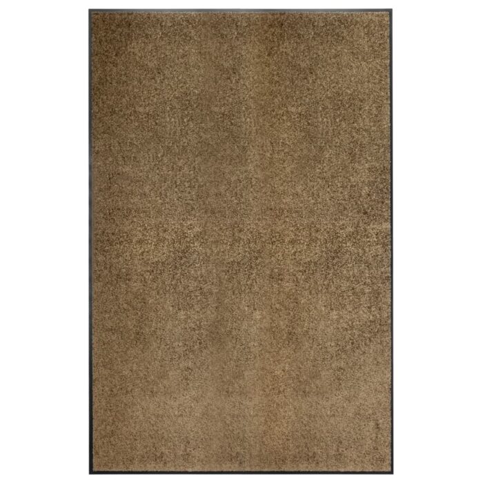 Paillasson lavable Marron 120x180 cm – Image 1