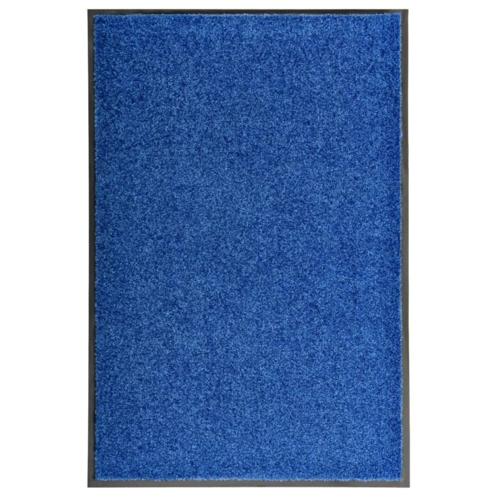 Paillasson lavable Bleu 60x90 cm – Image 1