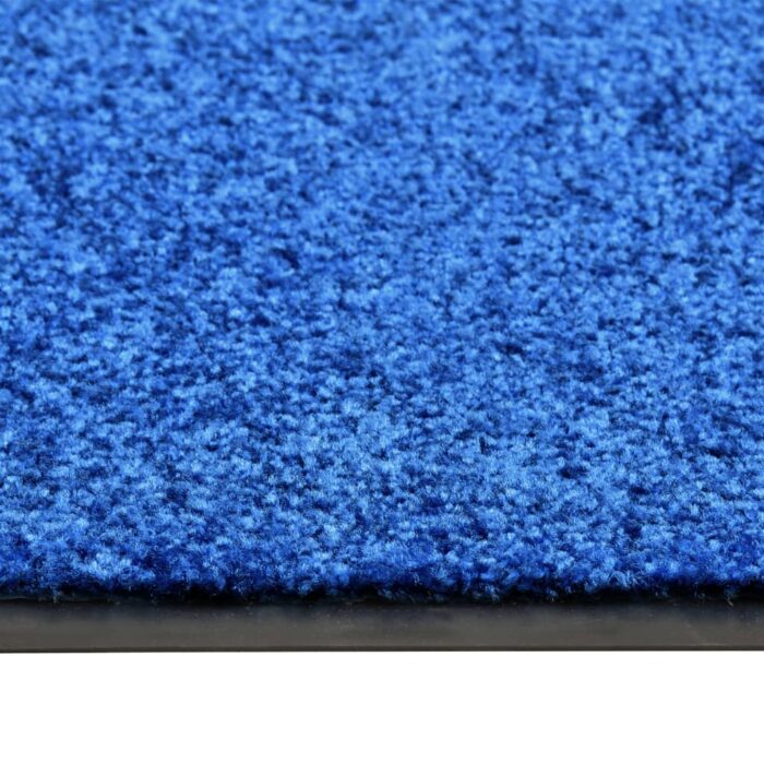 Paillasson lavable Bleu 60x90 cm – Image 3