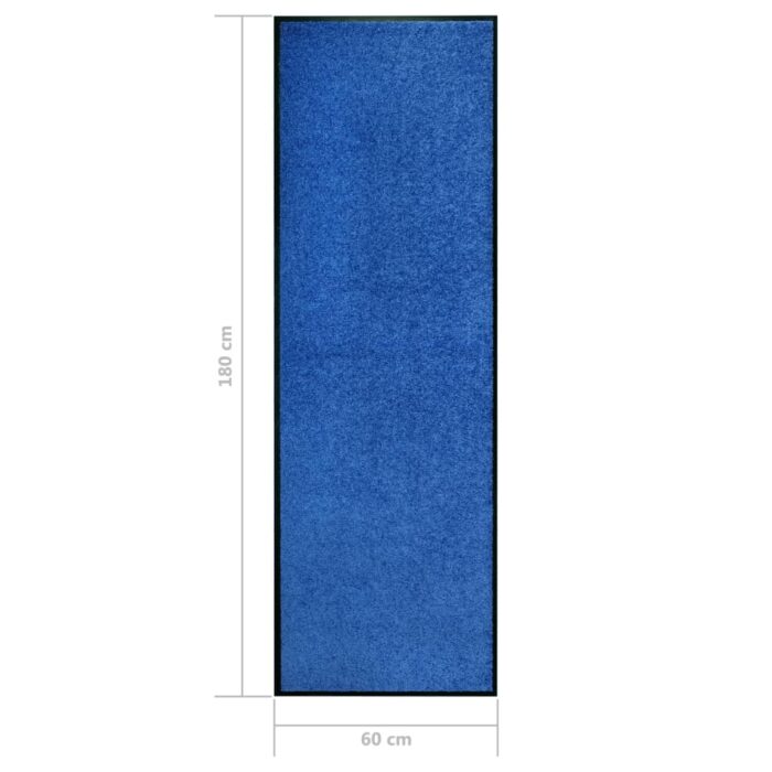 Paillasson lavable Bleu 60x180 cm – Image 5