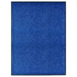 Paillasson lavable Bleu 90x120 cm