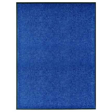 Paillasson lavable Bleu 90x120 cm