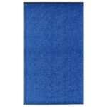 Paillasson lavable Bleu 90x150 cm