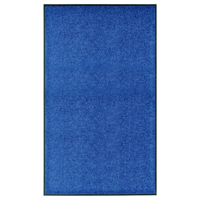 Paillasson lavable Bleu 90x150 cm – Image 1