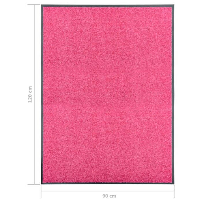 Paillasson lavable Rose 90x120 cm – Image 5
