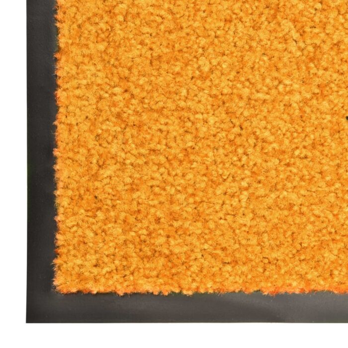 Paillasson lavable Orange 90x150 cm – Image 4