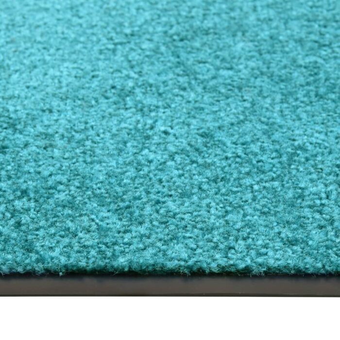 Paillasson lavable Cyan 60x90 cm – Image 4