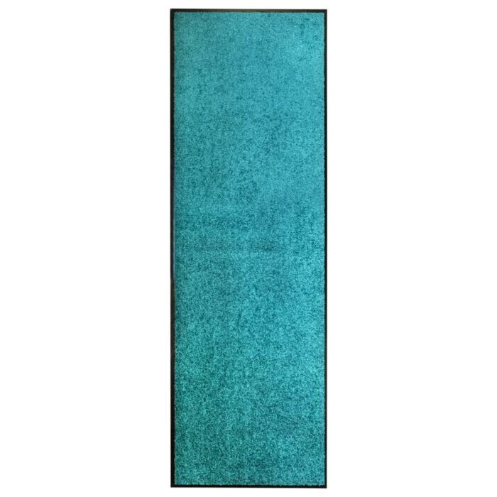 Paillasson lavable Cyan 60x180 cm – Image 1