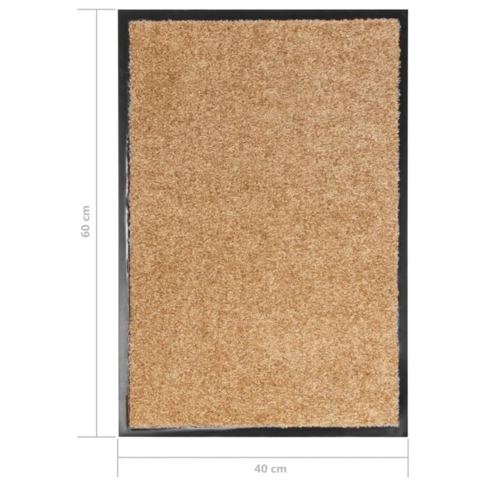 Paillasson lavable Crème 40x60 cm – Image 5