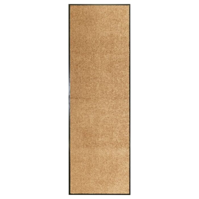 Paillasson lavable Crème 60x180 cm – Image 1
