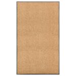 Paillasson lavable Crème 90x150 cm