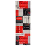 Tapis de sol de cuisine lavable Cuisine 45x150 cm