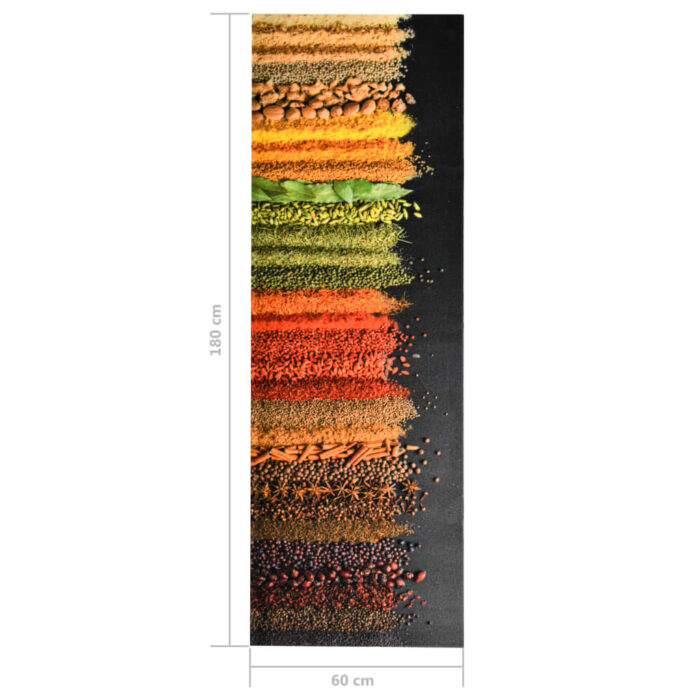 Tapis de sol de cuisine lavable Épice 60x180 cm – Image 5