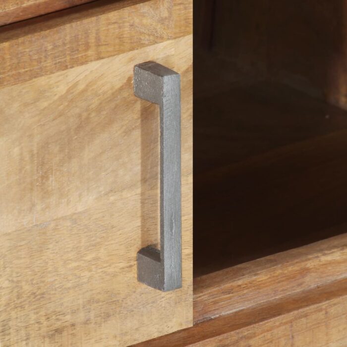 Table basse 95x50x40 cm Bois de manguier brut – Image 2