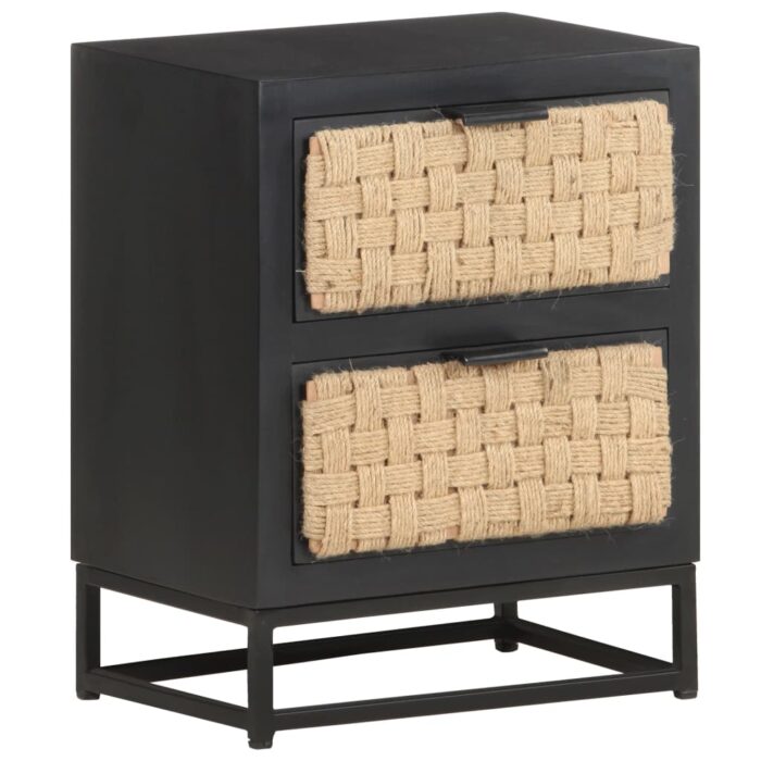 Table de chevet 40x30x50 cm Bois de manguier massif – Image 1