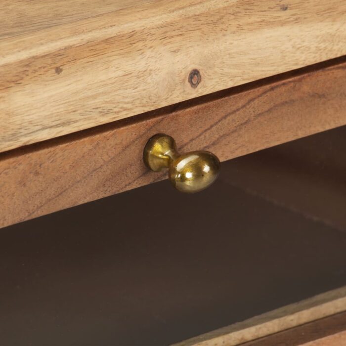 Table console 90x35x76 cm Bois d'acacia massif – Image 2