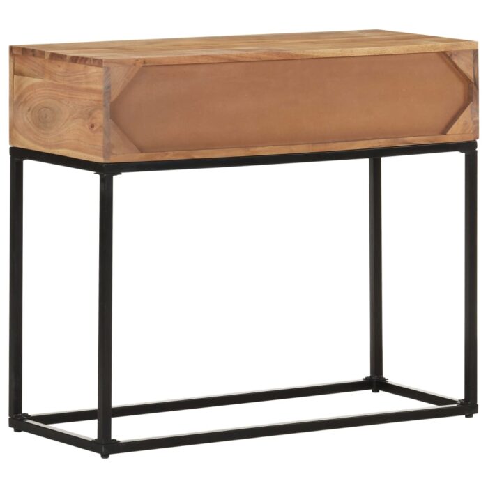 Table console 90x35x76 cm Bois d'acacia massif – Image 5