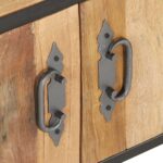 Table basse 90x50x39 cm Bois de récupération massif – Image 5