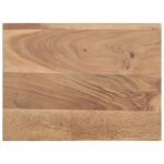Table de chevet 40x30x50 cm Bois d'acacia avec bord naturel – Image 6
