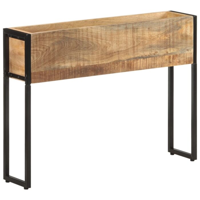 VXL8720286067154_a_en_hd_1.jpg Jardinière 90x20x68 cm Bois de manguier brut – Image 1