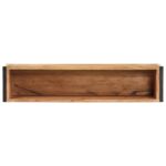 Jardinière 90x20x68 cm Bois massif d'acacia – Image 3