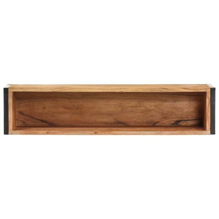 Jardinière 90x20x68 cm Bois massif d'acacia – Image 3
