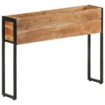 Jardinière 90x20x68 cm Bois massif d'acacia – Image 5
