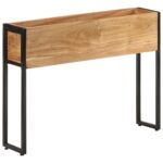 Jardinière 90x20x68 cm Bois massif d'acacia – Image 6
