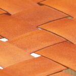 Tabourets de bar lot de 2 marron cuir véritable 60 cm – Image 6