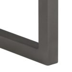 Chaises à manger cantilever lot de 2 marron cuir véritable – Image 7