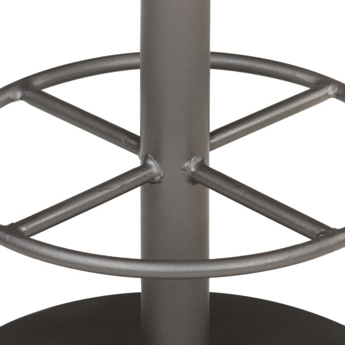 Tabouret de bar Marron Cuir véritable – Image 3