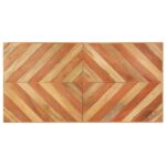 Table à manger 120x60x76 cm Bois massif d'acacia et de manguier – Image 4