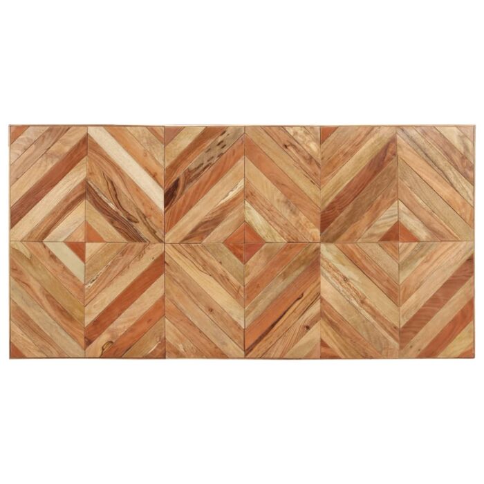 Table à manger 180x90x76 cm Bois massif d'acacia et de manguier – Image 3