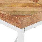 Table à manger 180x90x76 cm Bois massif d'acacia et de manguier – Image 4