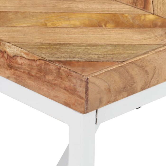 Table à manger 180x90x76 cm Bois massif d'acacia et de manguier – Image 4
