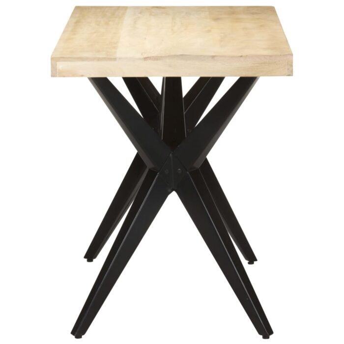 Table à manger 120x60x76 cm Bois de manguier massif – Image 2
