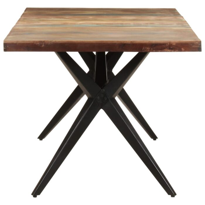 Table à manger 180x90x76 cm Bois de récupération massif – Image 2