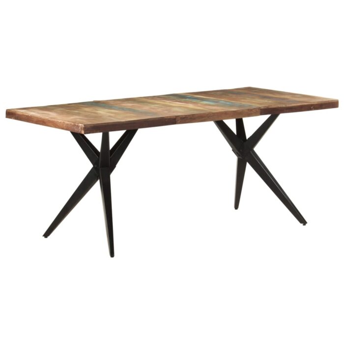 Table à manger 180x90x76 cm Bois de récupération massif – Image 8