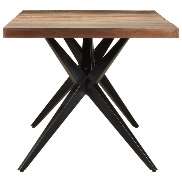 Table à manger 200x90x76 cm Bois de récupération massif – Image 2