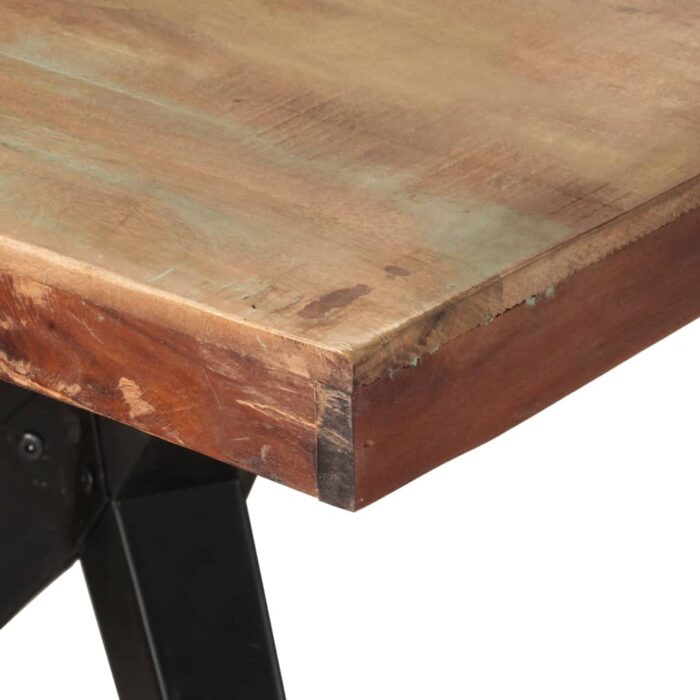 Table à manger 200x90x76 cm Bois de récupération massif – Image 4