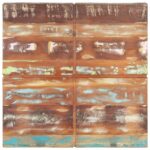 Table basse 80x80x28 cm Bois de récupération massif – Image 4