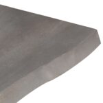 Table basse avec bord naturel 60x60x40 cm Bois d'acacia massif – Image 3