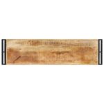 Table console 120x30x75 cm Bois de manguier brut – Image 2