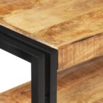 Table console 120x30x75 cm Bois de manguier brut – Image 3