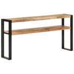 Table console 150x30x75 cm Bois d'acacia solide – Image 7
